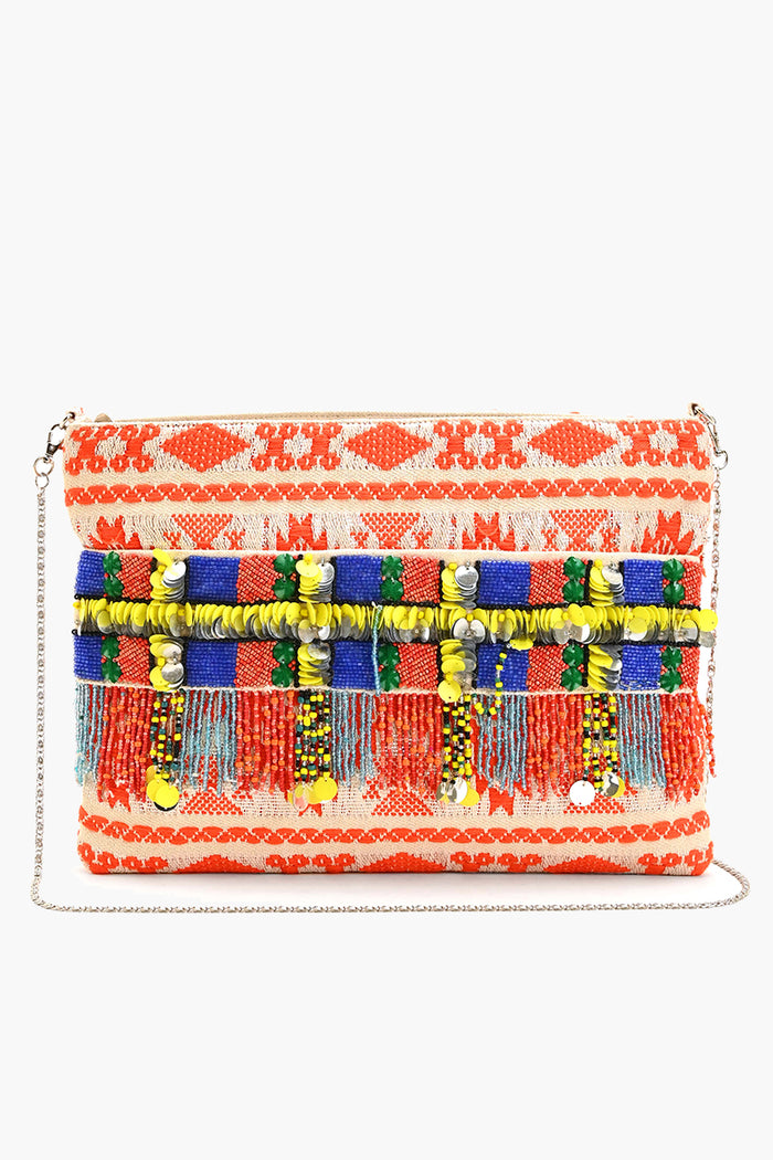 Paradise Beaded Clutch