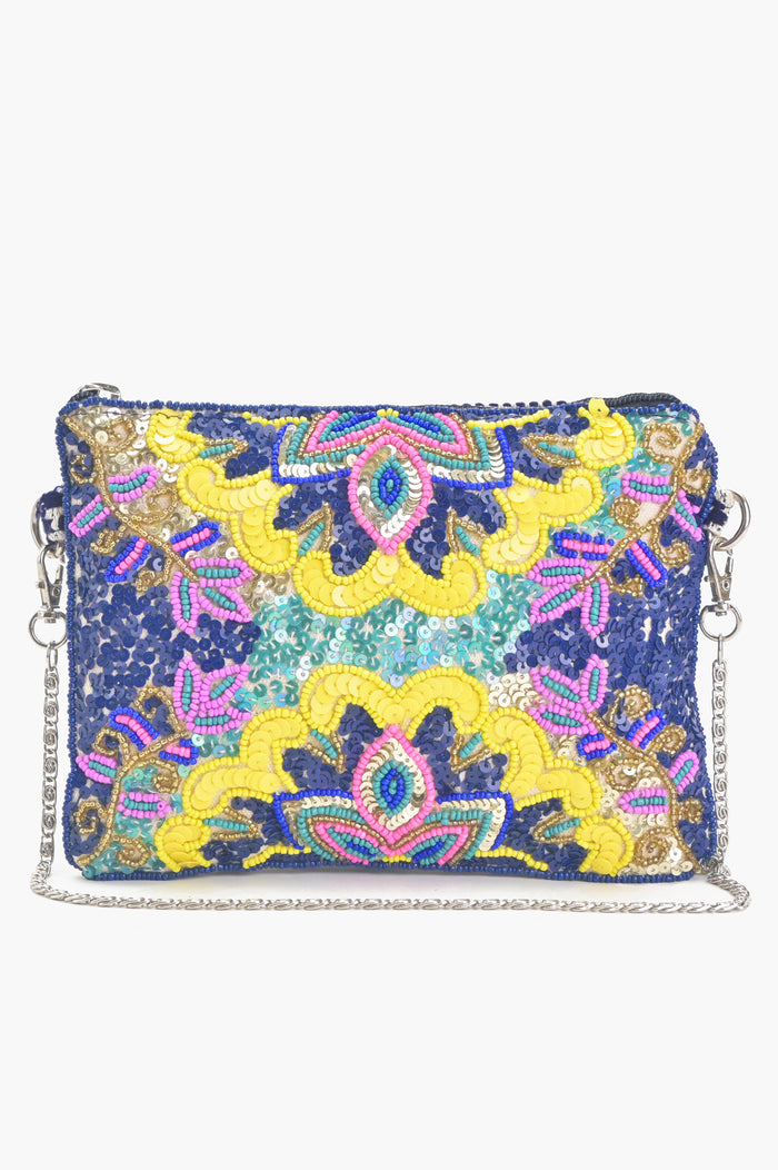 Vibrant Embellished Mini Sling