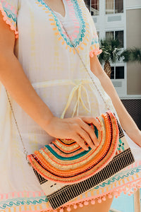 Paradise Embellished Clutch