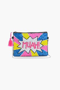 MUAH Embellished Colorful Sling Bag