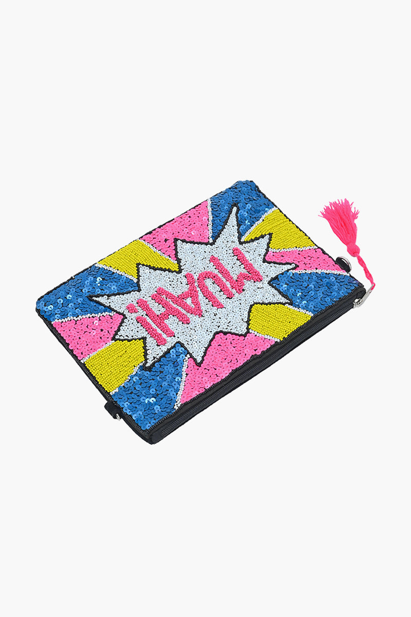 MUAH Embellished Colorful Sling Bag