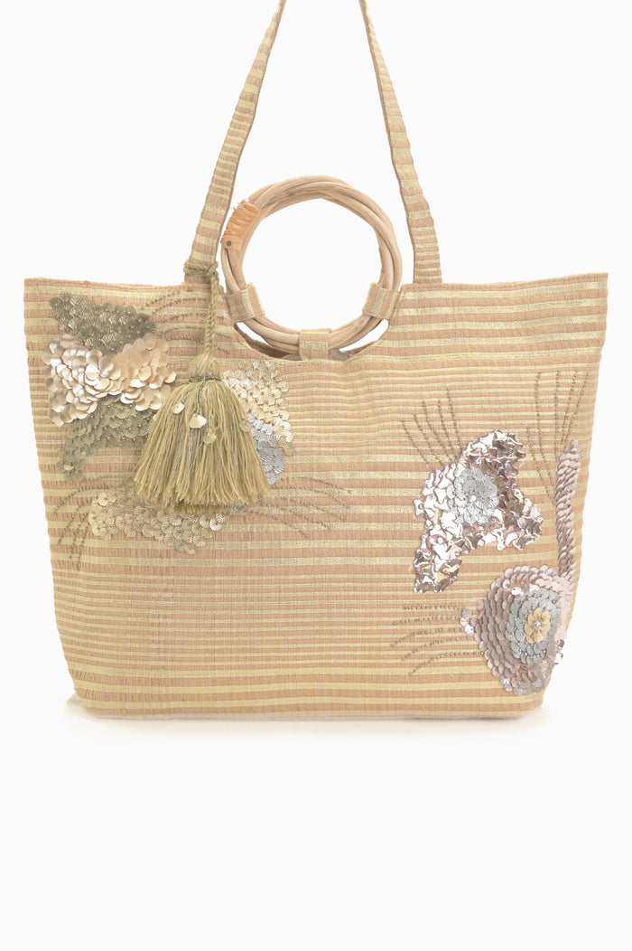 Fluro Blast Jute Tote