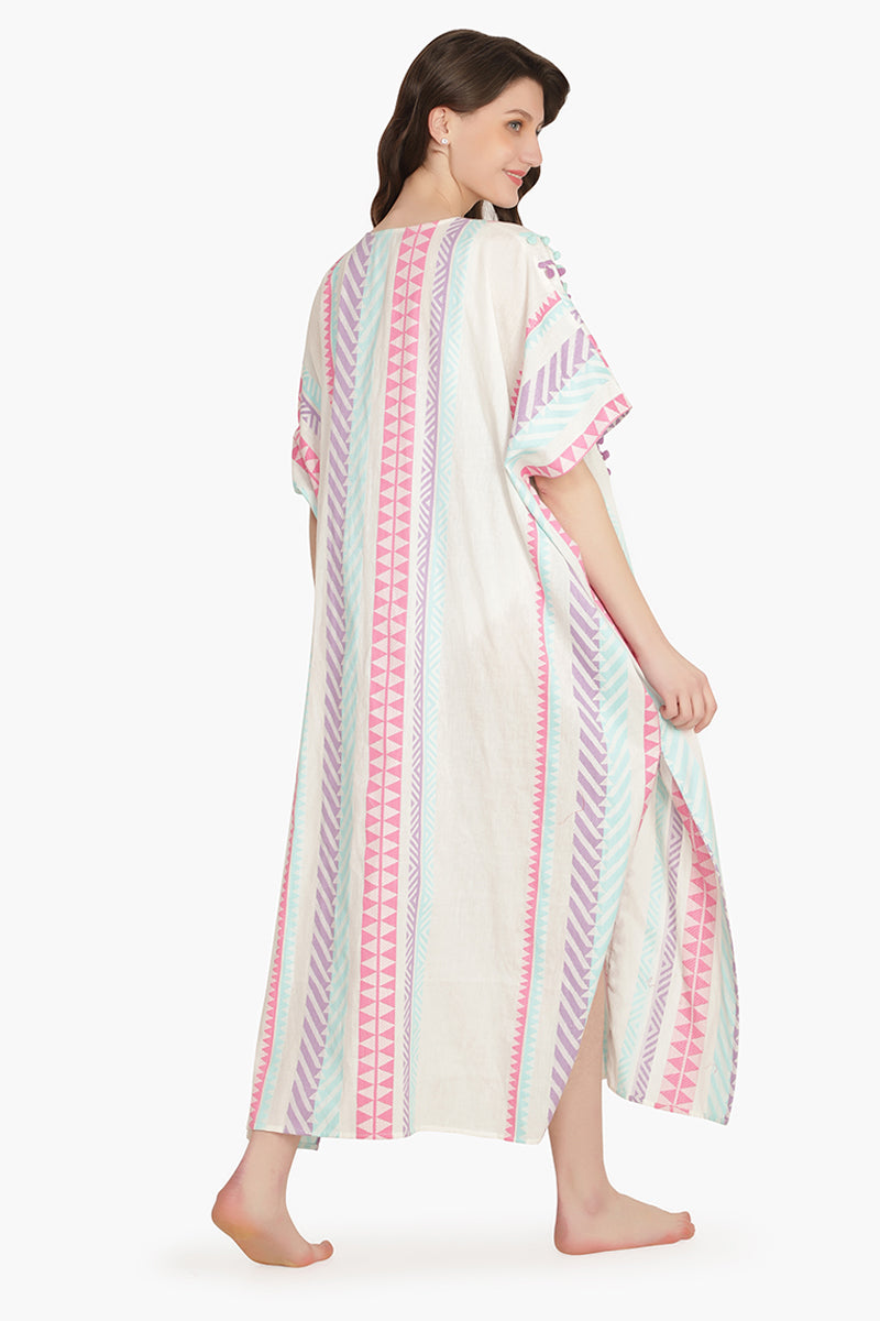 Serene Sunset Kaftan Dress