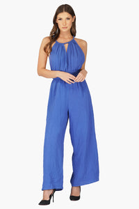 The Nautical Blue Cotton Jumpsuit