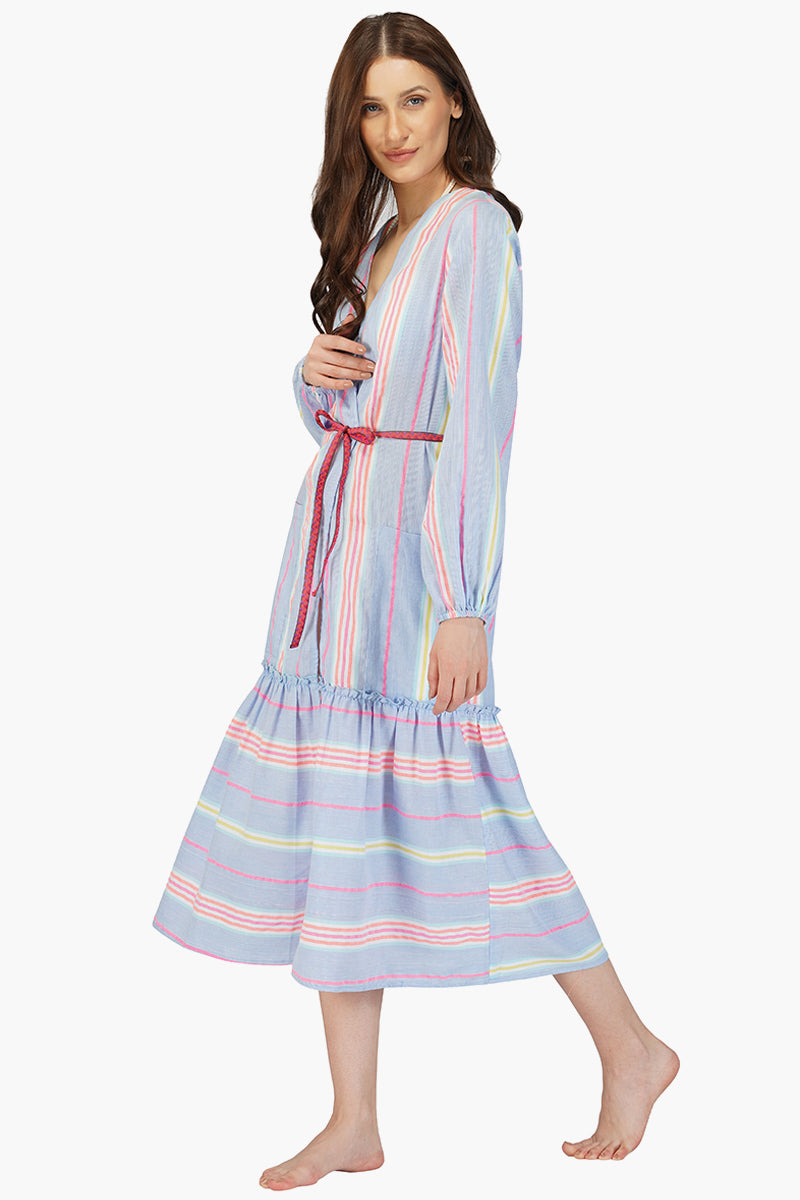 Harmony Horizon Tie Up Dress