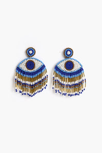 Grecian Nights Evil Eye Earrings