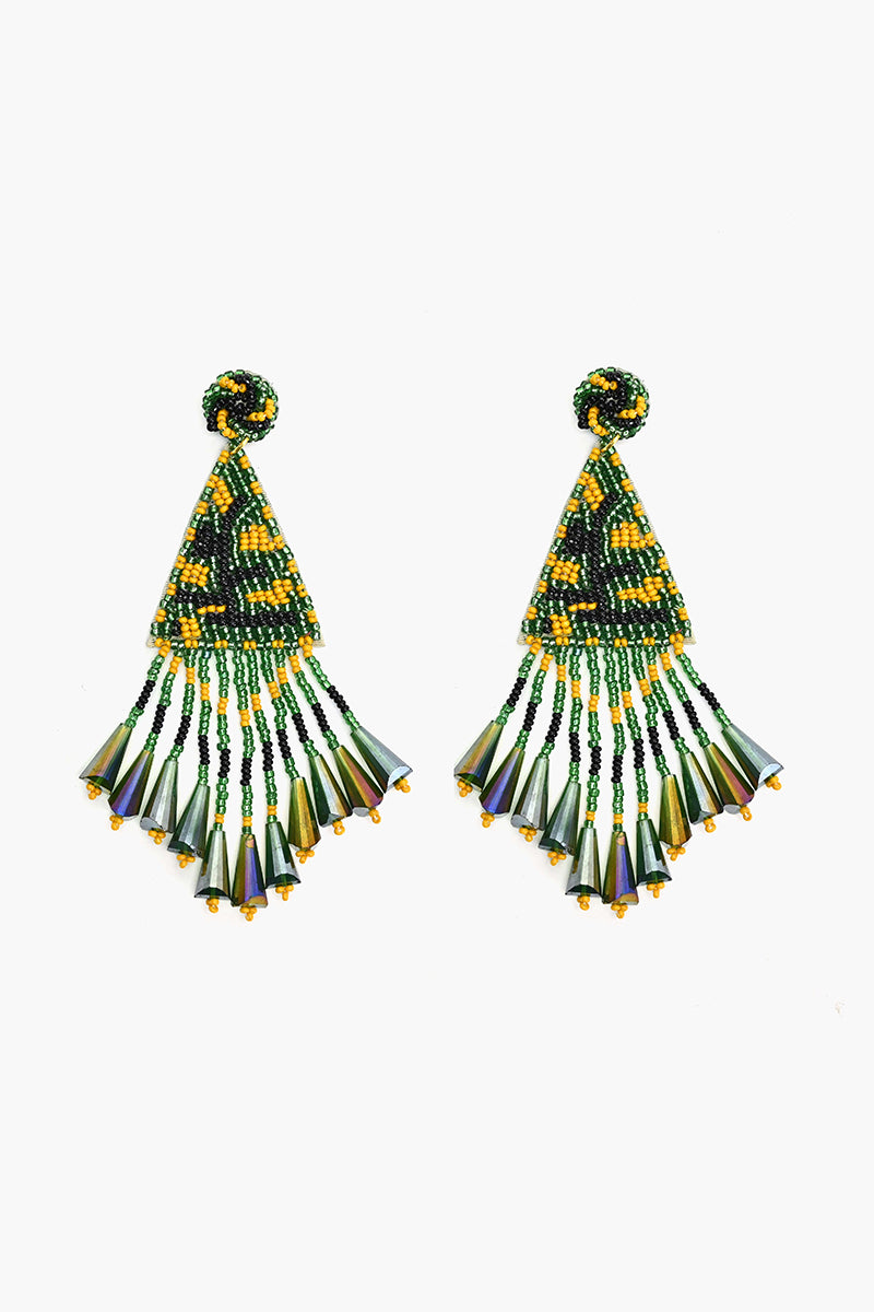 Glam Sham Beaded Earrings