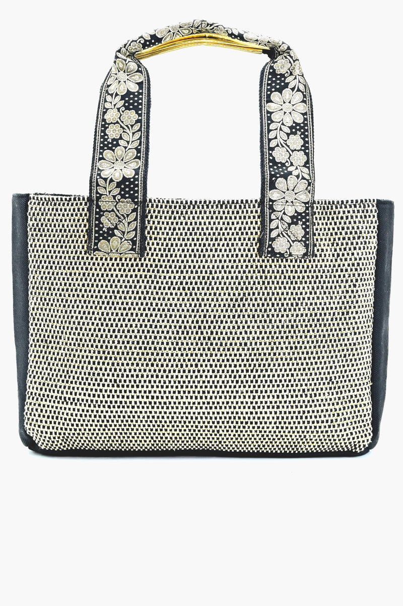 Chirpy Charcoal Festive Tote