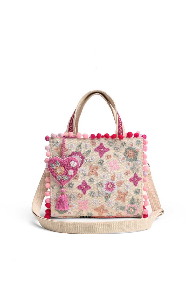 Whimsical Pink Mini Tote