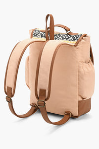 Jacquard Beige Laptop Backpack