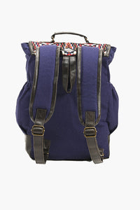 Jacquard Blue Laptop Backpack