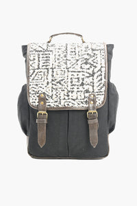 Jacquard Black Laptop Backpack