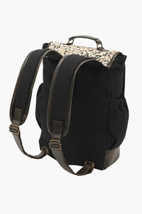 Jacquard Black Laptop Backpack