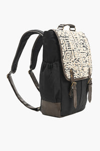 Jacquard Black Laptop Backpack