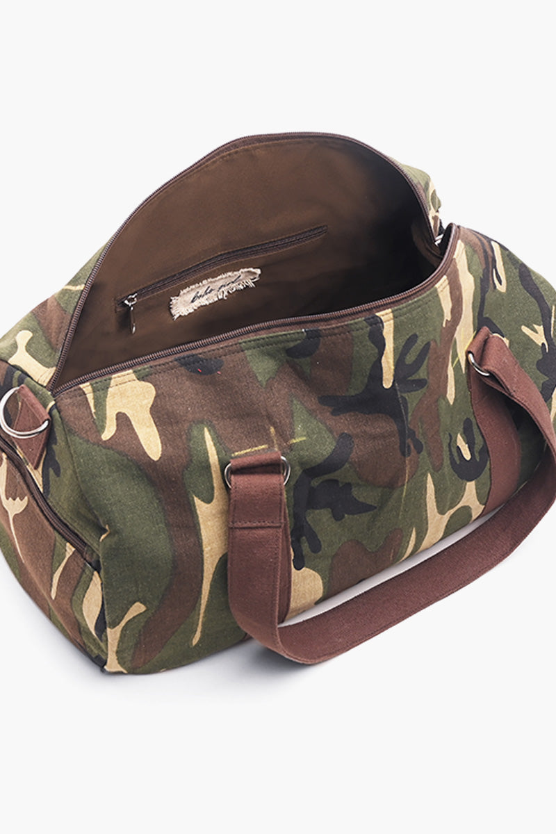 Military Camo Duffle Bag