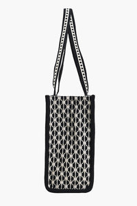 Geometric Gem Structured Tote Bag