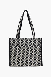 Geometric Gem Structured Tote Bag