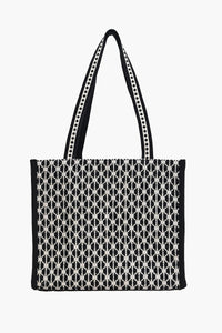 Geometric Gem Structured Tote Bag