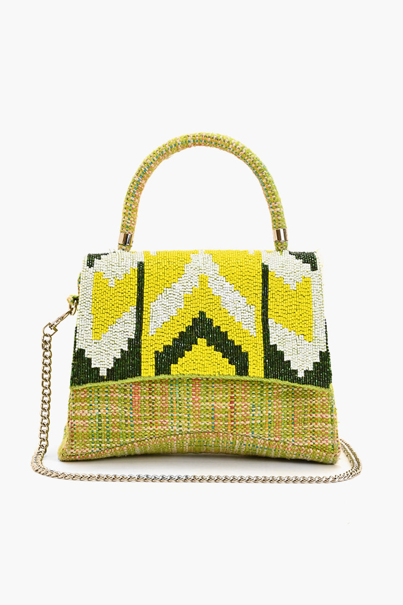 Geometric Marvels Chic Handbag