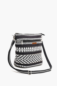 Geometric Charm Messenger Bag