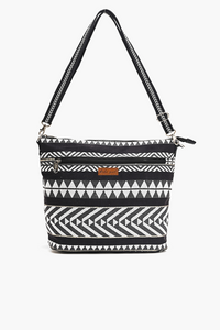 Geometric Charm Messenger Bag