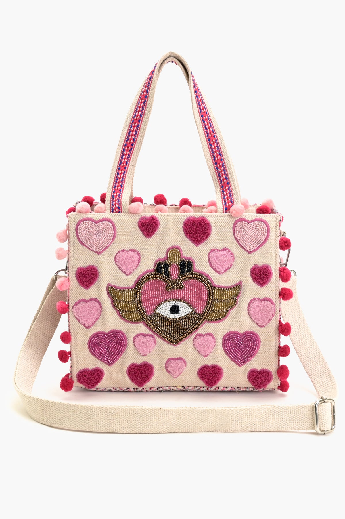 Heartfelt Rose Wings Mini Tote