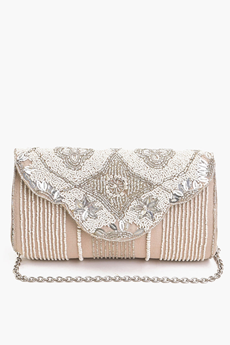 Silver Shimmer Diva Clutch