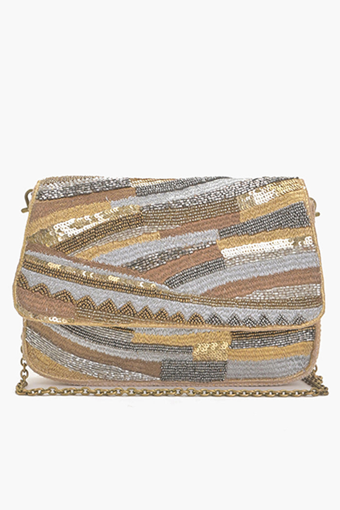 Desert Wave Handcrafted Clutch