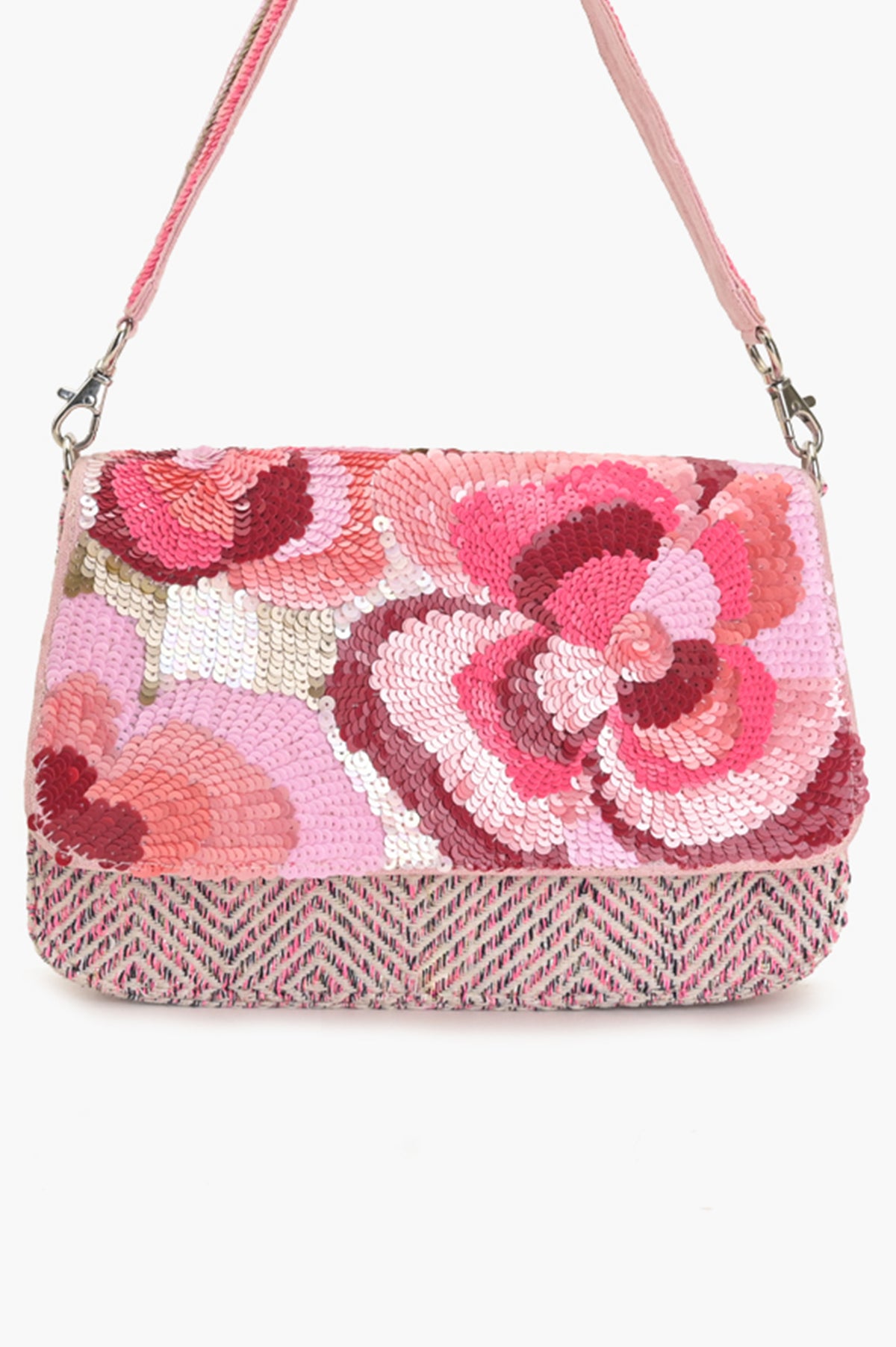 Rosy Sparkle Shoulder Bag