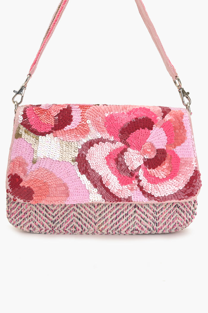 Rosy Sparkle Shoulder Bag