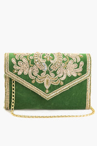 Regal Radiance Clutch - Green