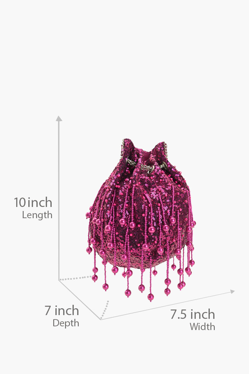 Fuchsia Fantasy Potli