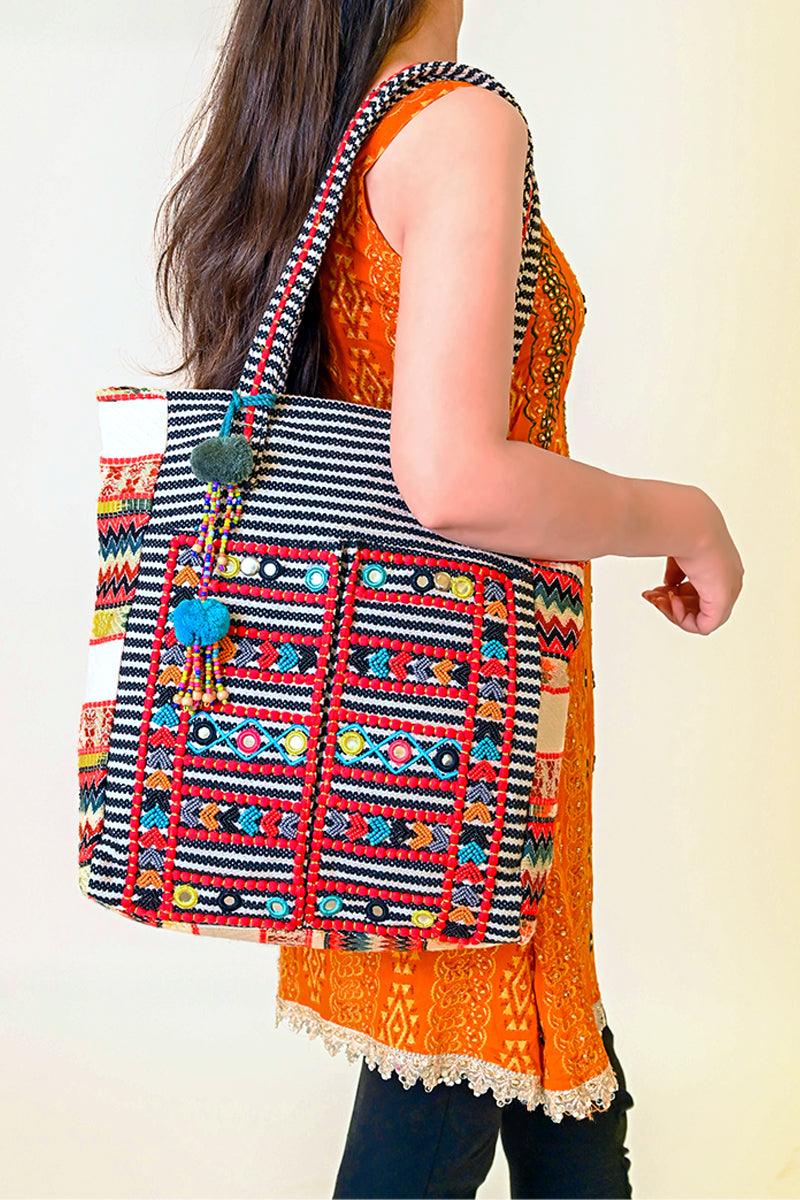 Tribal Tapestry Tote Bag