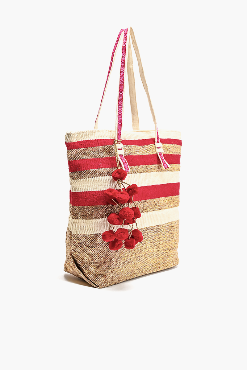 Cinnabar Glitter Tote