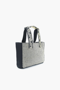 Chirpy Charcoal Festive Tote