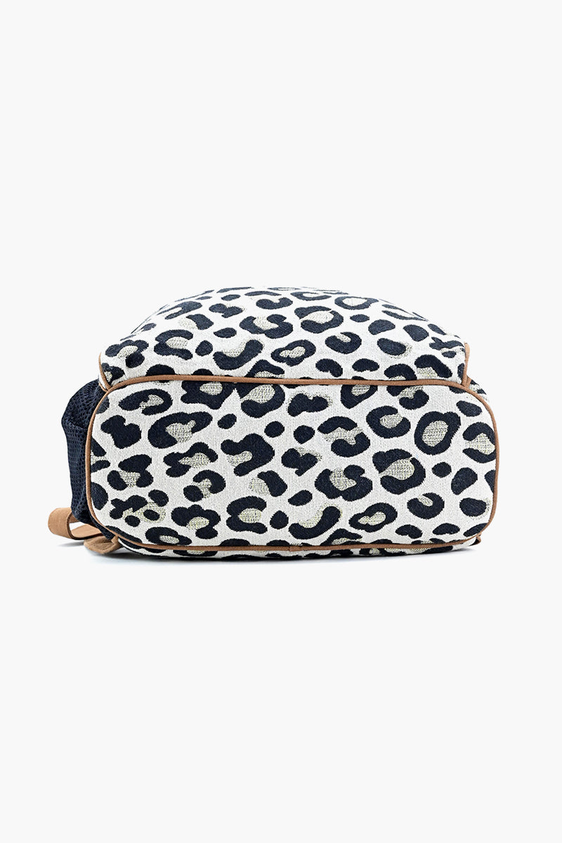 Classic Leopard Print Backpack