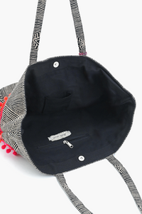 Bandana Embellished Bucket Tote