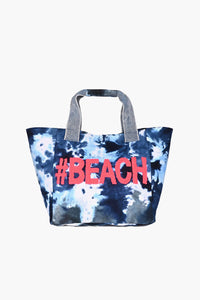 Beach Embroidered Handmade Tote