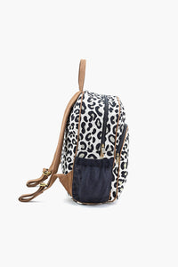 Classic Leopard Print Backpack