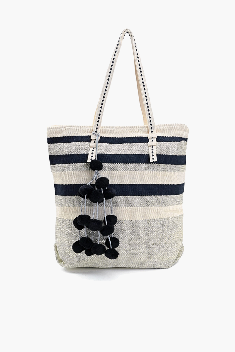 Chirpy Charcoal Shopping Tote